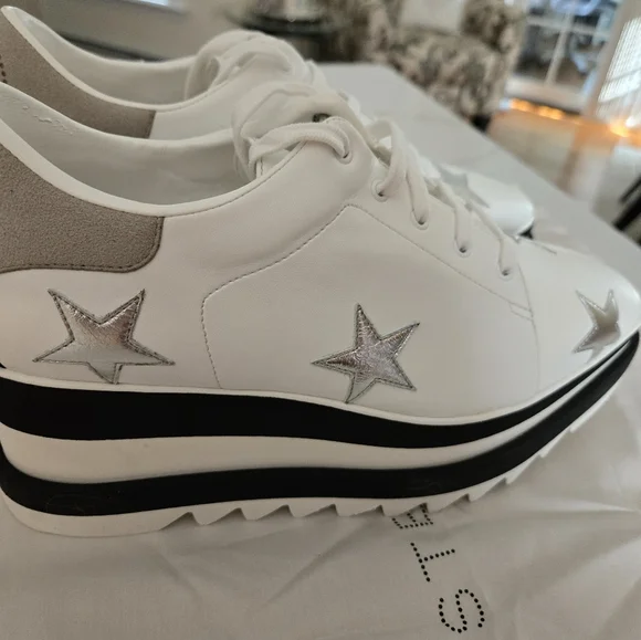 NIB Stella McCartney Sneak Elyse Platform Sneaker - Picture 4 of 13